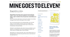 Desktop Screenshot of minegoestoeleven.com